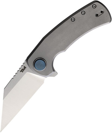 B'yondEDC Limited Edition Wharning Folding Knife - 3.0" M390 Wharncliffe Blade, Titanium Handles