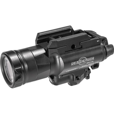 SureFire X400UH LED WeaponLight with Green Laser For MasterFire Rapid Deploy Holster - 1000 Lumens, Green Laser, Anodized Black Finish