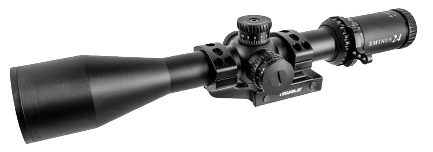 TruGlo Eminus Rifle Scope TG8562TLR, 6-24x, 50mm Obj, 30mm Tube, Dual Illuminated TacPlex MOA Reticle