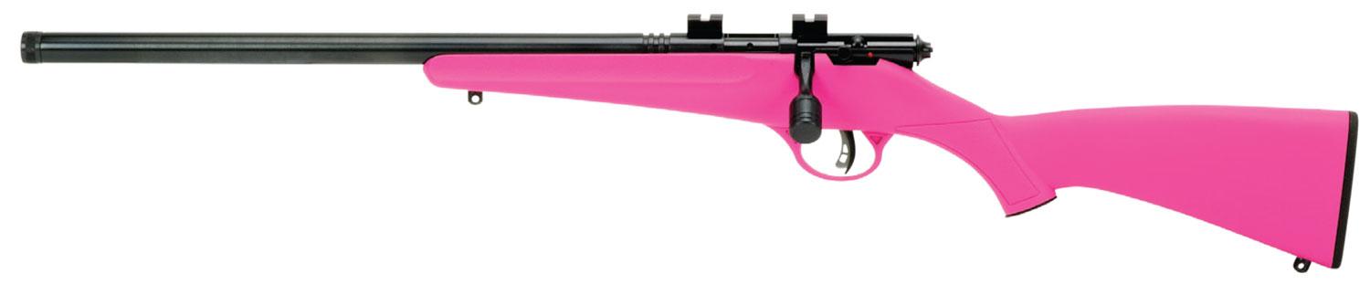 Savage Arms Rascal FLV-SR Left Handed Bolt Action Rifle 13842, 22 LR, 16.12", Fixed Stock, Blued, 1 Rd