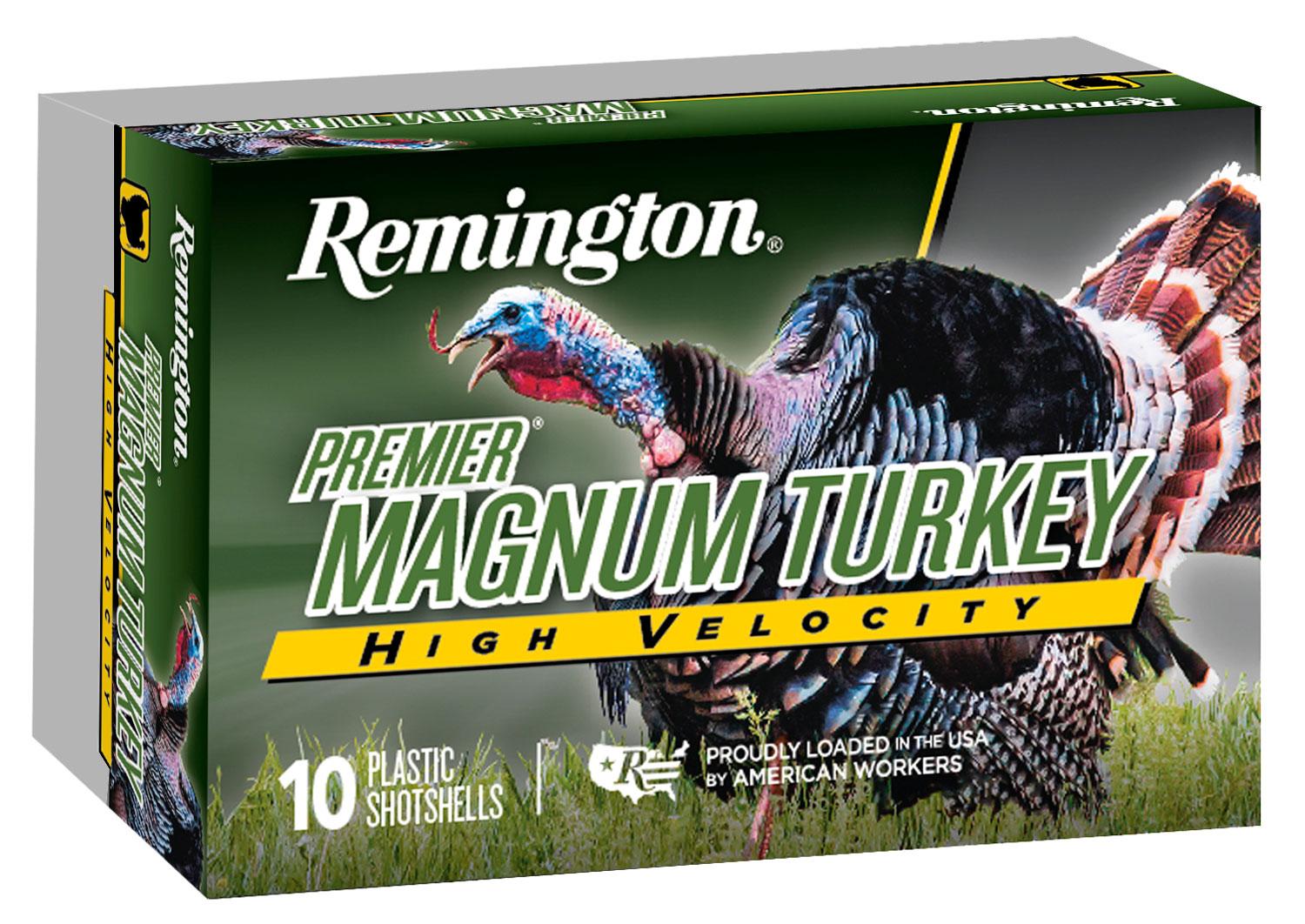 Remington Premier High-Velocity Magum Turkey Shotshells 28029, 12 Gauge, 3", #4 Lead Shot, 5 Rds/bx