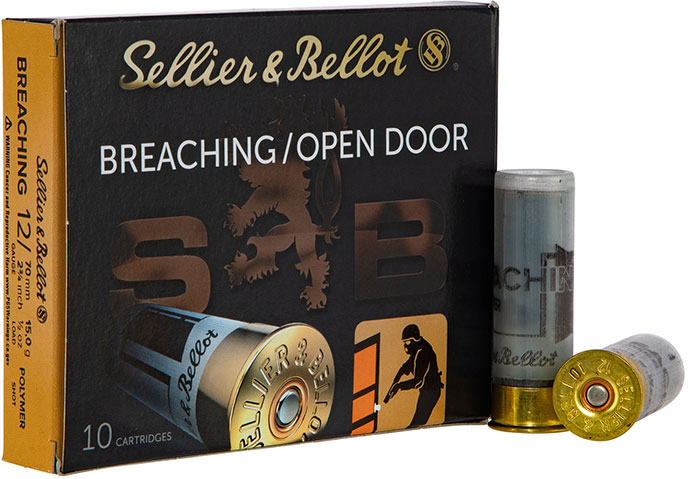Sellier & Bellot Breaching Slug SB12BR, 12 Gauge, 2-3/4", 1/2 oz, Slug, 10 Rd/bx