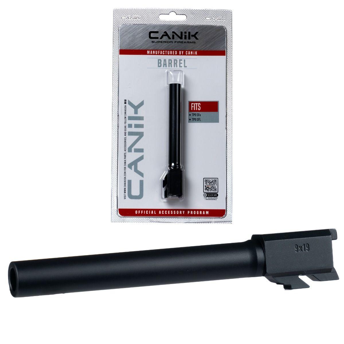 Canik Match Grade Steel Drop-In Pistol Barrel for TP9 SFX / SFL - Black