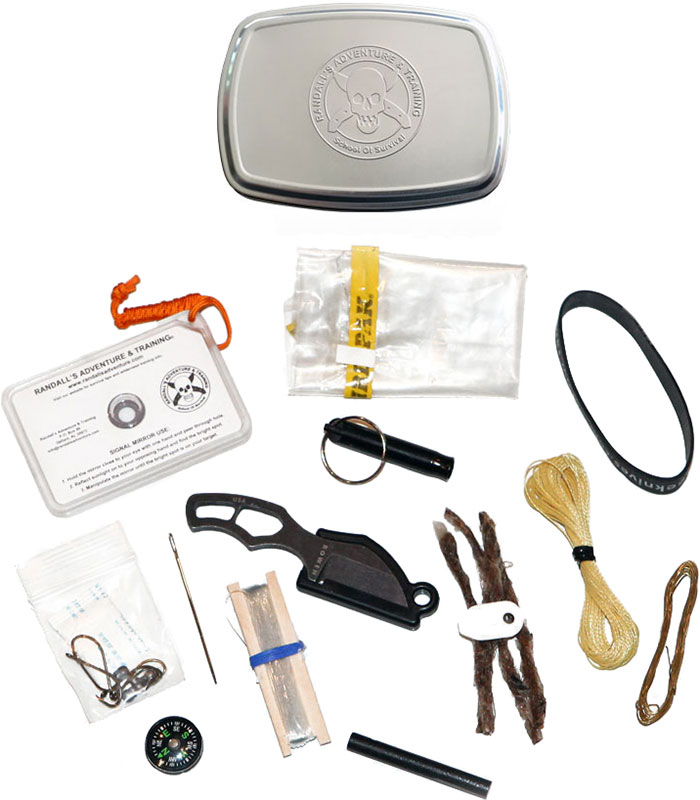 ESEE Knives Pinch Kit Lightweight Survival Kit w/Gibson Pinch Knife and Sheath (PINCH-KIT)