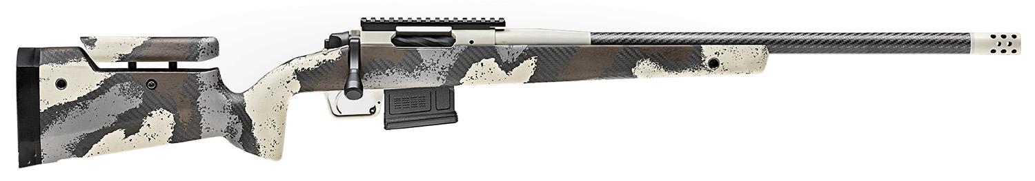 Springfield 2020 Waypoint Rifle BAW92265CMCFDA, 6.5 Creedmoor, 22" Carbon Fiber, Ridgeline Camo Adjustable Stock, Desert Verde Cerakote Finish, 5 Rds