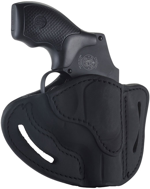 1791 Gunleather Revolver Holster, Black, Right Hand, S&W J Frame (RVH1SBLR)