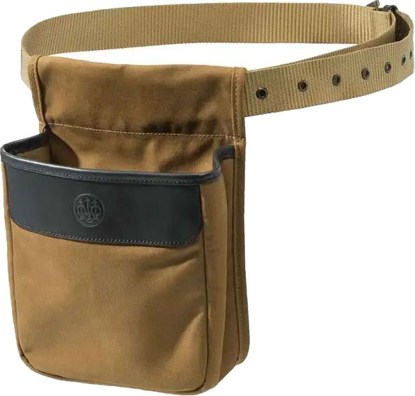 Beretta Waxwear Shell Pouch BS961020610832, Spice Brown, 50 Cartridge Capacity