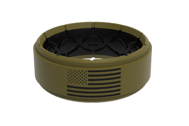 Groove Life Zeus Step American Hero Ring w/ Anti-stretch™ Technology -Olive Drab