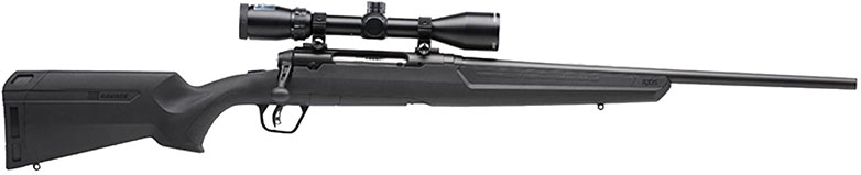 Savage Axis II Compact Scope Package Bolt Rifle 57099, 243 Win, 20", Synthetic Stock, Black Finish, 4 Rds