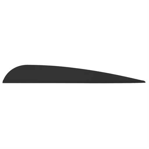 Arizona Archery Enterprises AAE Elite Plastifletch Vanes Black 3.875 in. 100 pk. EPA40BK100