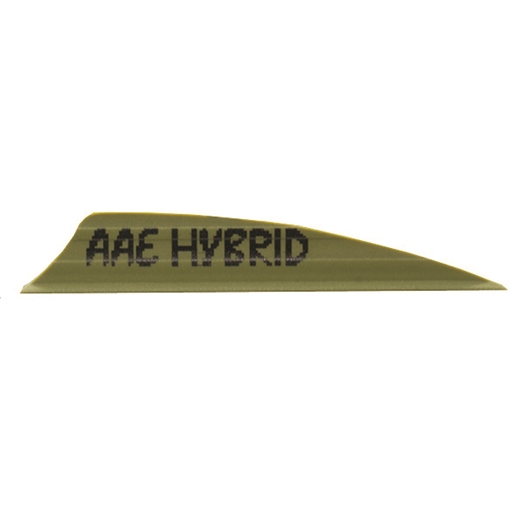 Arizona Archery Enterprises AAE Hybrid 1.85 Vanes OD Green 1.85 in. 100 pk. HY185ODG100