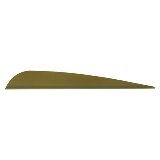 AAE Trad Vanes OD Green 5 in. 50 pk. TRAD50ODG50