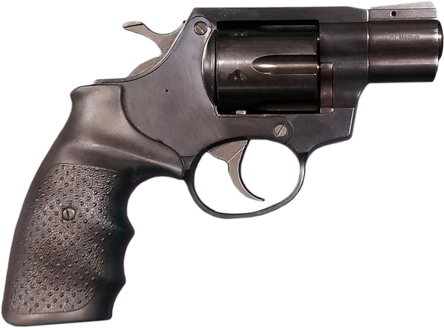 Rock Island Armory AL3.0 SA/DA Revolver 3520B, 357 Mag, 2", Finger Grooved Rubber Grips, Blued Steel, 6rd