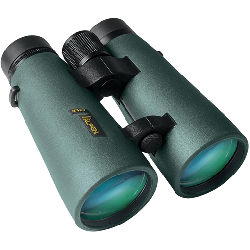 Alpen Optics Alpen Wings Binoculars 8X56 Wide Angle, Open Bridge, BAK4 Glass, Green 544