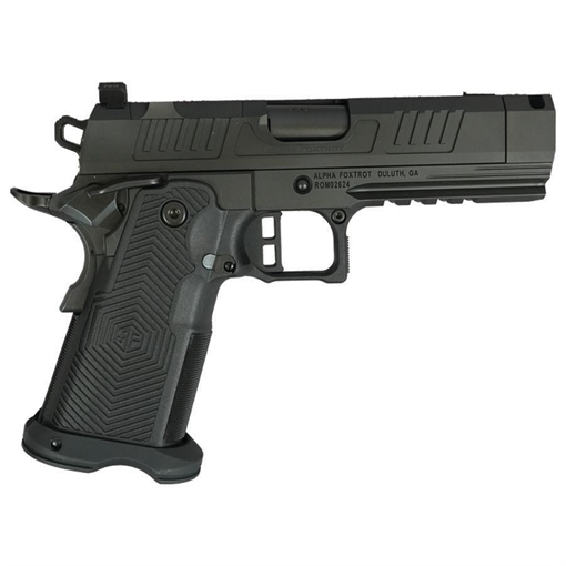 Alpha Foxtrot AF1911-Romulus Handgun 9mm Luger 17rd (1) & 20rd (1) Magazine 3.5" Compensated Threaded Barrel Black RMSC Cut AA39X1QMG-XDBK19