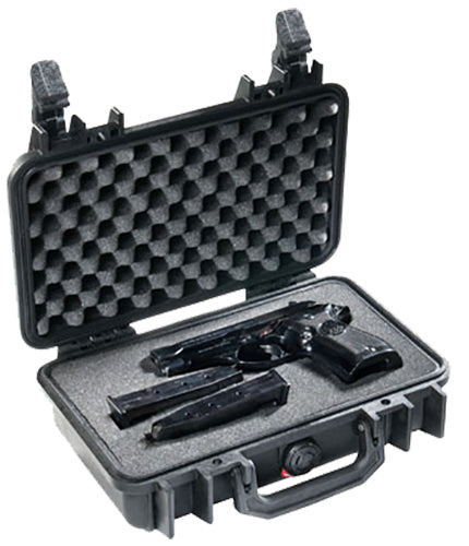 Pelican 1170 Protector Handgun Case 10.5" Black Polypropylene