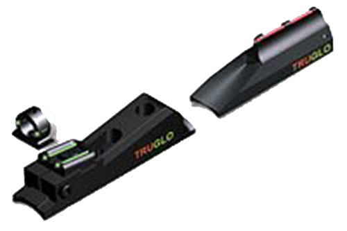 TruGlo TG958X Muzzle Brite Xtreme Fiber Optic Sight Set In-Line Muzzleloader Red/Green Ghost Ring