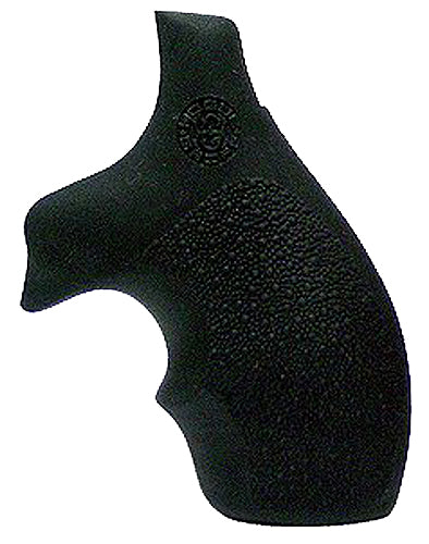 Hogue 61000 Rubber Bantam Black Rubber Finger Grooves Grip for S&W J Frame Round Butt