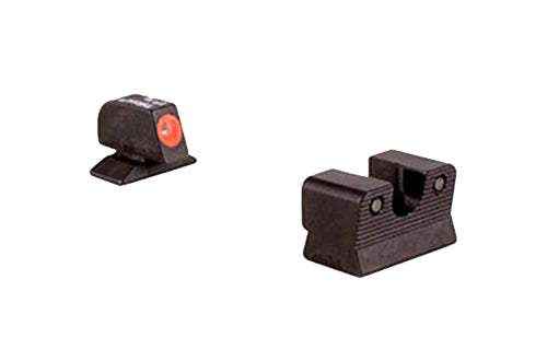 Trijicon HD Night Sights Green Tritium Orange Outline Front - Beretta 92A1/96A1