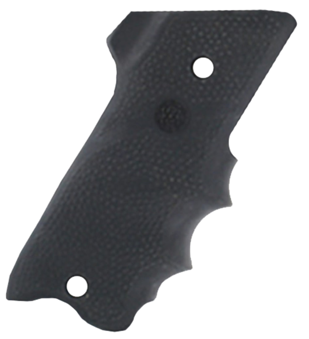 Hogue 82060 Rubber Grip Black w/Finger Grooves & Right Hand Thumb Rest - Ruger Mark II, III