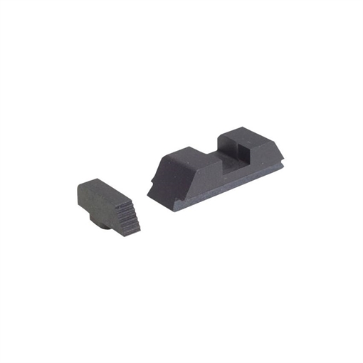 AMERIGLO BLACK SERRATED SIGHT ADJ/TARG SET GLOCKS GT-505