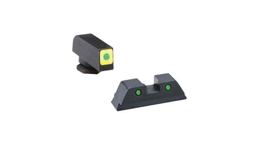 AMERIGLO NIGHT SIGHT SET GLOCK CAP LE GREEN TRITIUM 42/43 GL-672