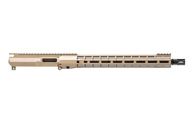 Aero Precision EPC-9 Complete 9MM Upper - Cerakote Flat Dark Earth Finish, 16" Barrel, 1:10 Twist, ATLAS S-ONE 15" Handguard, Does Not Include BCG or Charging Handle