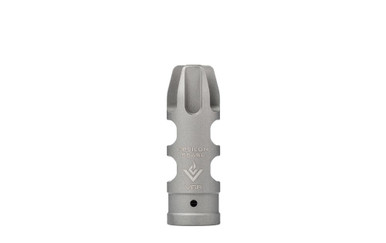 Aero PrecisionEpsilon 556 Muzzle Brake - 223 Rem/556NATO, Bead Blasted Stainless Steel, 1/2X28