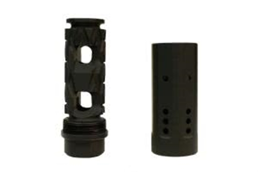 ARMASPEC RIFTER LINEAR MUZZLE BRAKE 308 WIN/30 CAL/ 300 BLK 5/8X24 THREAD MATTE ARM1924-BLK