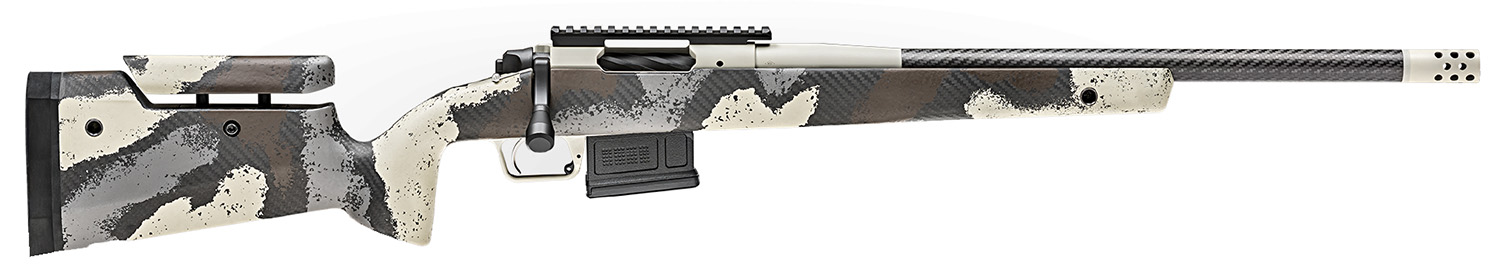 Springfield 2020 Waypoint Rifle BAW9206CMCFDA, 6mm Creedmoor, 20" Carbon Fiber, Ridgeline Camo Adjustable Stock, Desert Verde Cerakote Finish, 5 Rds