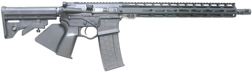 ATI Omni Hybrid *CA Compliant 5.56x45mm 10+1 16" Black Steel Barrel, Black Picatinny Rail Polymer Receiver, 15" M-LOK Handguard, Fixed Black Synthetic Stock, Black Polymer Grip ATIGOMX556ML15CA