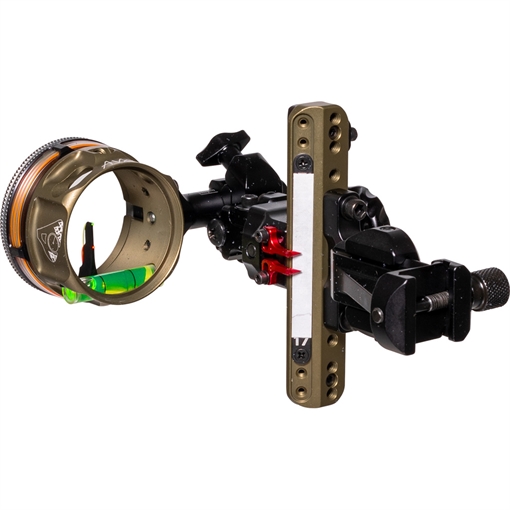 Axcel Axcel LANDSLYDE Picatinny Slider Sight Tac. BH AVX-41 Ranger DBL Pin .019 Gr./Red Fiber ALND-PR19-4TB
