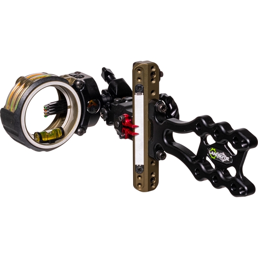 Axcel Axcel LANDSLYDE Slider Tactical Bowhunting Sight AccuStat II Micro 4 Pin .019 ALND-N419-4TB