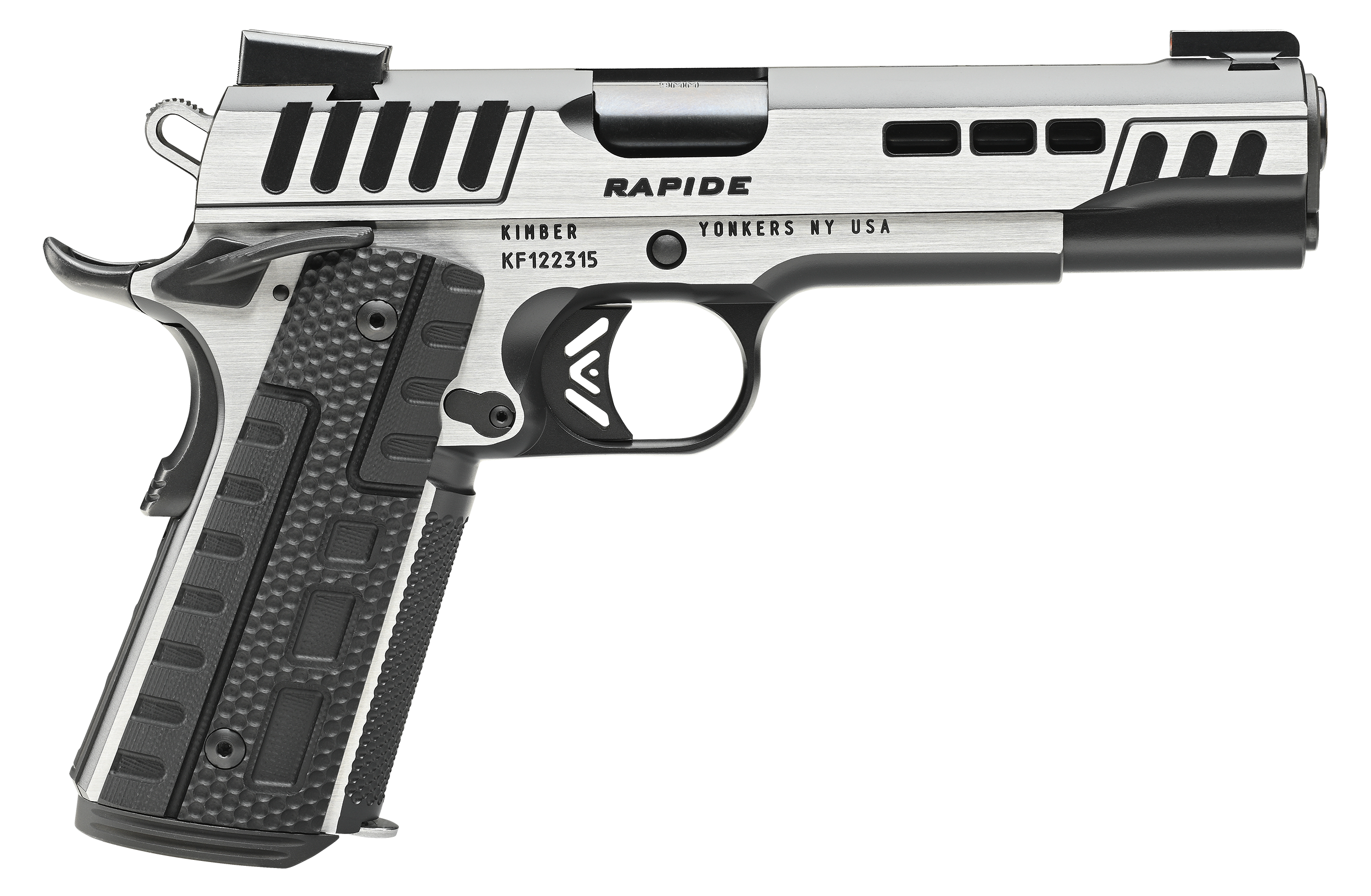 Kimber 3000425 Rapide (Scorpius) Pistol - 45 ACP, 5", Black Rapide G10 Grips, Black KimPro II Finish, 9 Rds