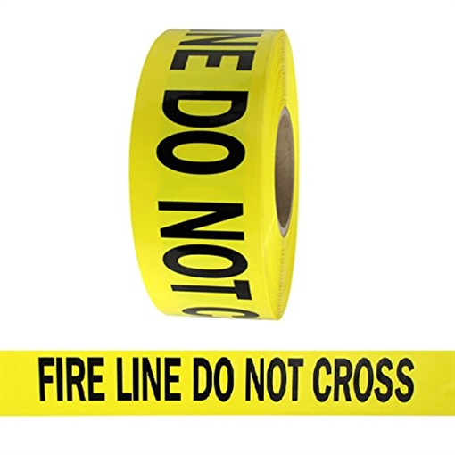 Kroll International LLC Barricade Tape YLW Fire KB-FIRELINE