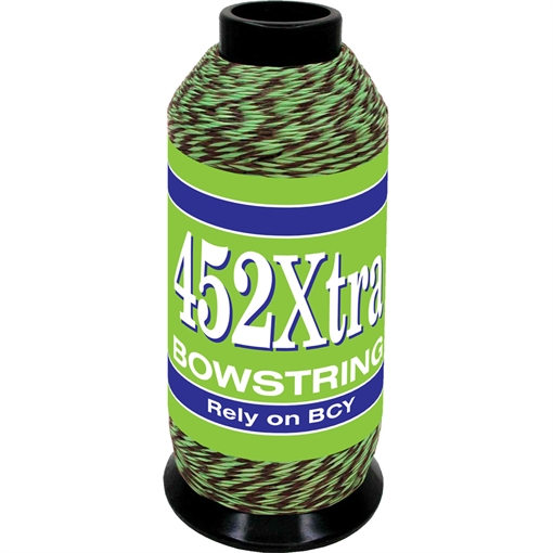 BCY 452Xtra Bowstring Material Green/Black 1/8 lb. 035718112646