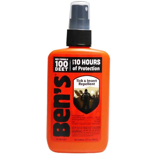 Bens Ben's 100 Tick & Insect Repellent 3.4 oz. Pump Spray, 98pct DEET 0006-7080