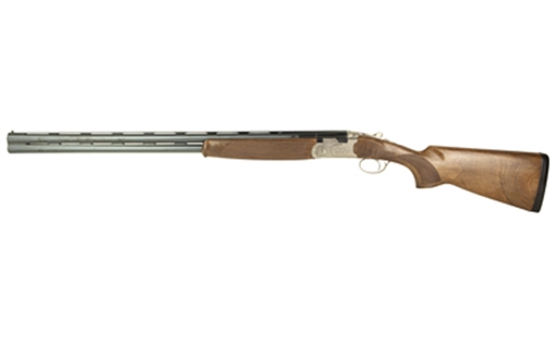 Beretta 686 Silver Pigeon I Sporting, Over/Under, 12 Gauge, 3" Chamber, 30" Barrels, Floral Engraving, Silver Receiver, Oil Finished Wood Stock, 5 Choke Tubes - F,IM,M,IC,C, Optima Choke HP Chokes, Right Hand, 2 Rounds J686S1230