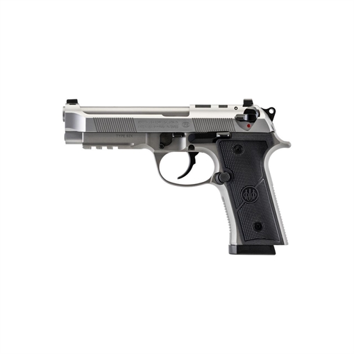 Beretta 92X RDO, Double/Single Action, Semi-automatic, Full Size, 9MM, 4.7" Barrel, Inox Finish, Silver, Optic Ready, 10 Rounds, 2 Magazines J92FR910INX