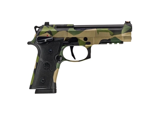 BERETTA 92XI SAO FS 9MM 4.7" 15RND SPLINTER CAMO 2 MAGS SPEC0741A15