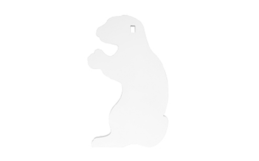 Birchwood Casey AR500 3/8" Steel 1 Hole Animal Silhouette Target - Gopher 1/ct BC-47714
