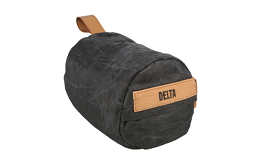 Birchwood Casey Steady Shot Delta, Heavyweight, Polymer Filled Shooting Bag, Waxed Canvas, Black, Zippered Access Pocket, Large Handle, Sling Loop, Carabine Loop BC-BAG-SSDMH