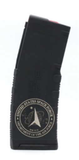 BLACK RAIN LASER ETCHED MAGAZINES 30RD US SPACE FORCE BRO-MAG30-USSF