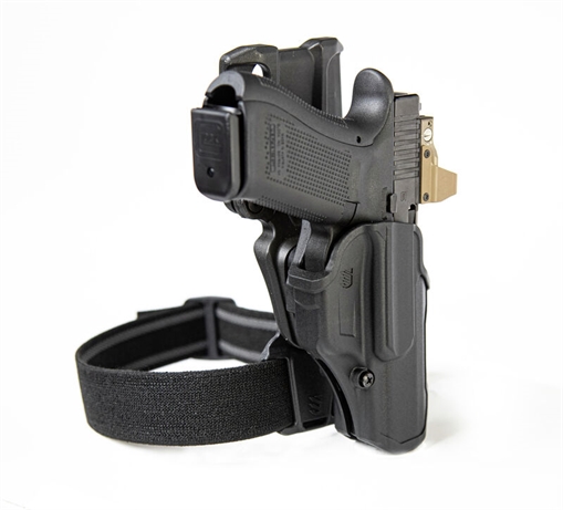 BLACKHAWK HOLSTER L2C OVERT T SERIES 1911 W/WO RAIL GOVERNMENT RH BLACK 411703BKR