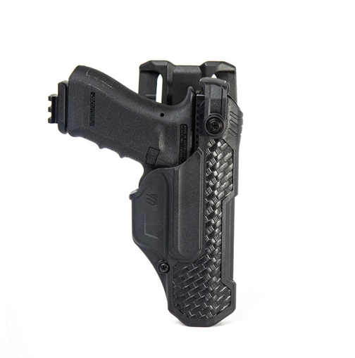 BLACKHAWK HOLSTER L3D T SERIES DUTY GLOCK 17 22 W/ STREAMLIGHT TLR7 TLRR LEFT HAND BASKETWEAVE 44N700BWL