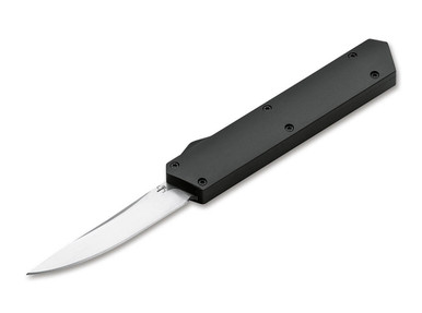 Boker Plus Kwaiken OTF Black Automatic Knife - Satin D2 Steel - 06EX551