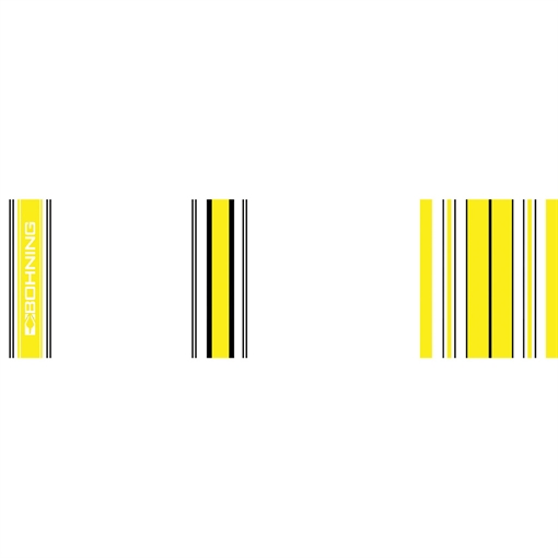Bohning Bohning Arrow Wraps Crested Yellow 7 in. Standard 13 pk. 501041CYE