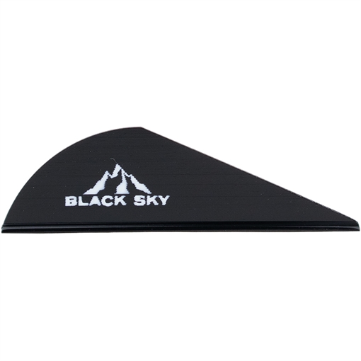 Bohning Bohning Black Sky Vane 2 in. Black 100 pk. 10902BK2