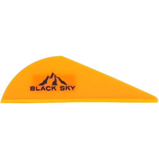 Bohning Bohning Black Sky Vane 2 in. Neon Orange 36 pk. 10901NO2