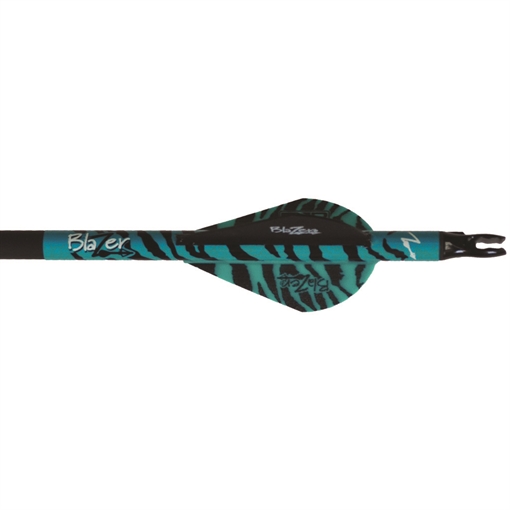 Bohning Bohning Blazer Vanes Teal Tiger 100 pk. 10832TT2